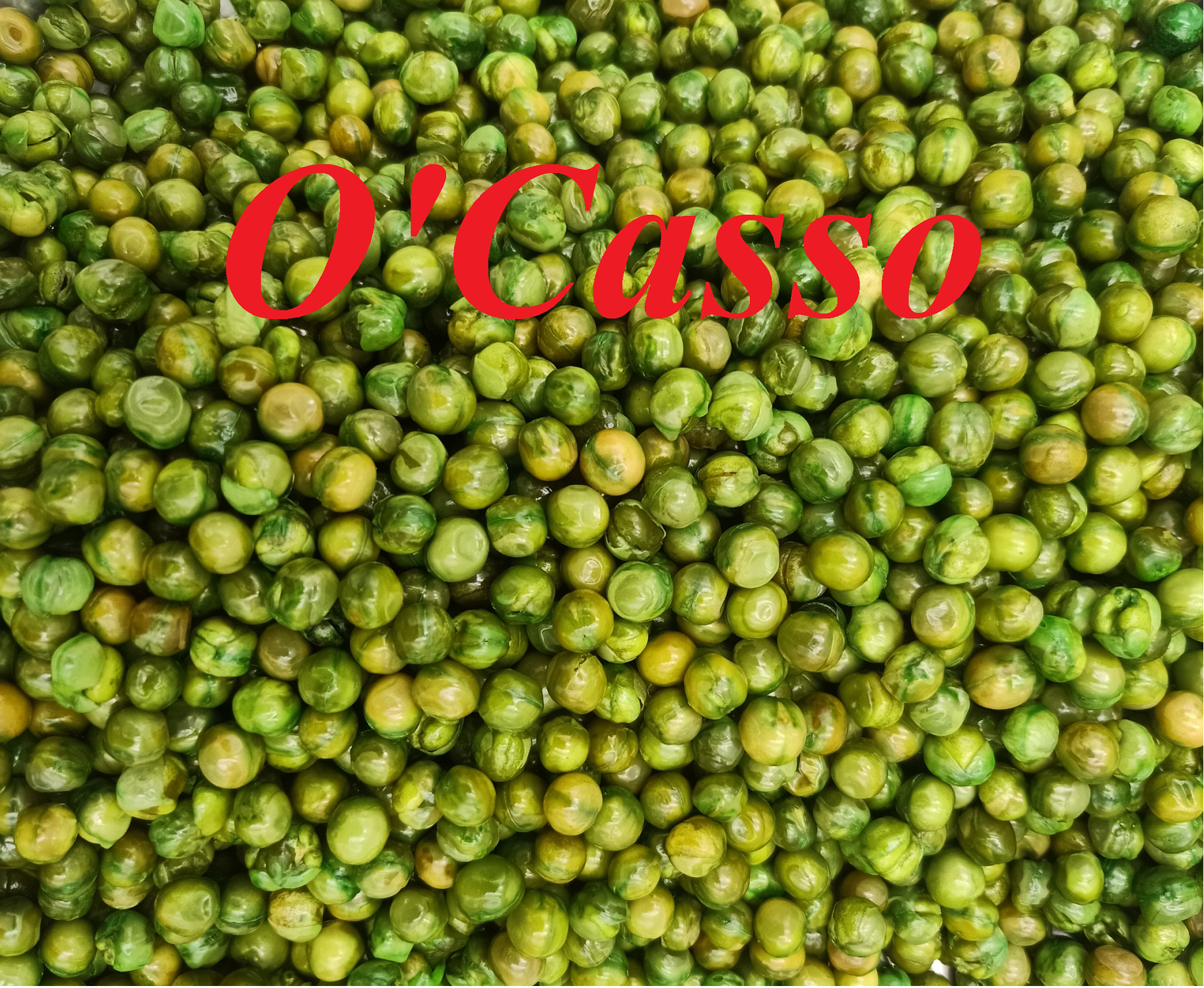 Đậu Hà Lan Sấy Giòn Không Vị O'Casso. Ăn liền hoặc lắc vị ưa thích Gói 500g