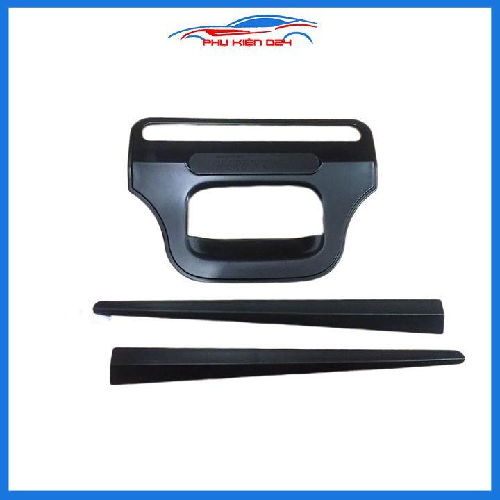 Ốp tay mở cốp mạ Triton 2019-2020-2021, 2016-2017-2018 hai màu đen, mạ crom trang trí xe chống va đập hiệu quả