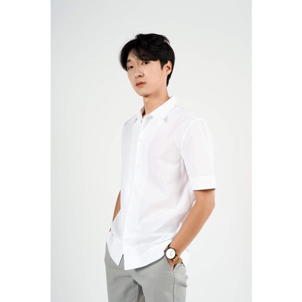 Áo sơ mi tay ngắn nam Seersucker (Vải sọc nhăn) 3 màu | LASTORE MENSWEAR