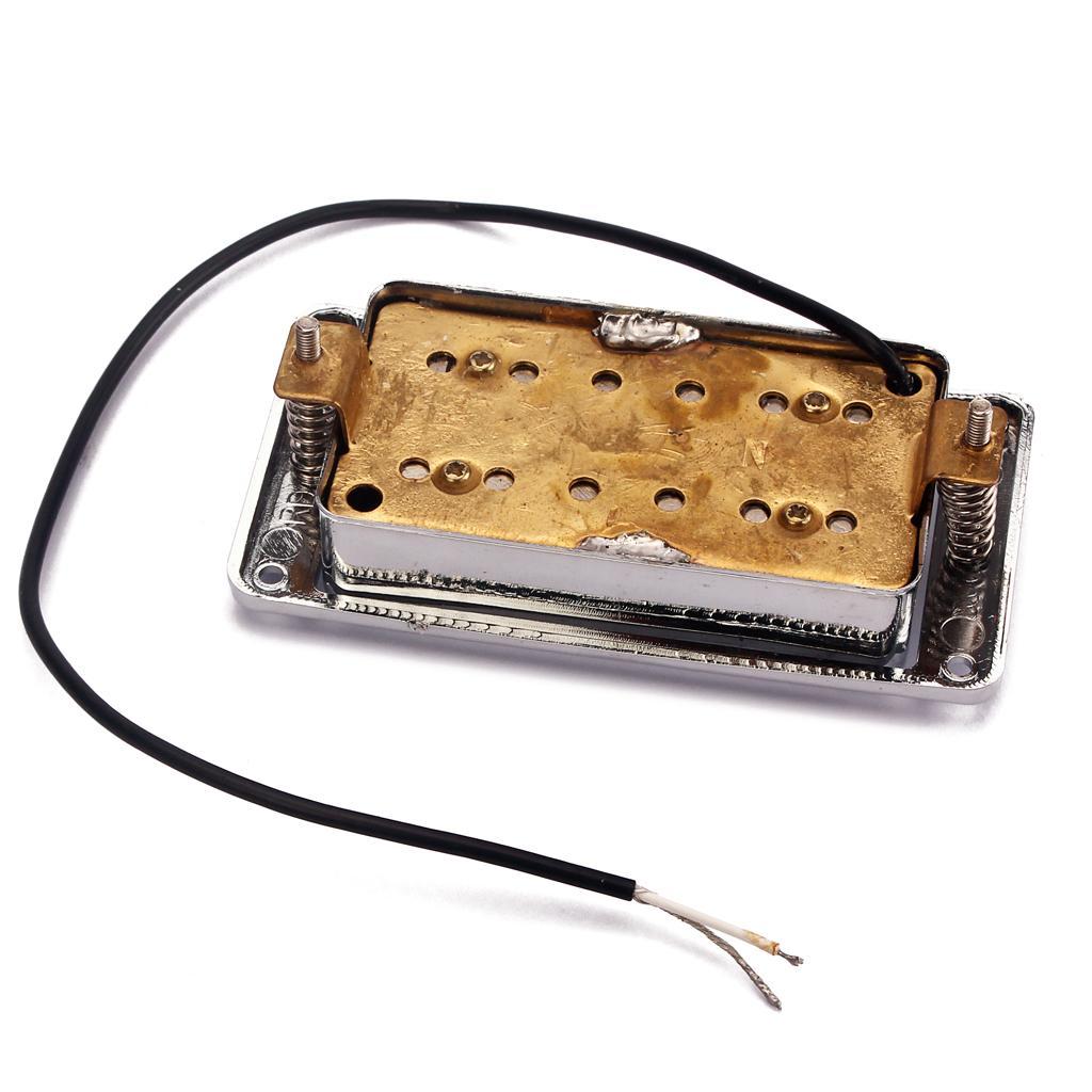 Chrome Double Dual Coil Neck & Bridge Pickup for LP Electric Guitar Parts