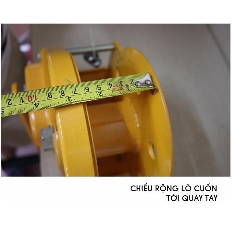Tời Quay Tay Không Cáp 1200LBS Tải Trọng 544Kg