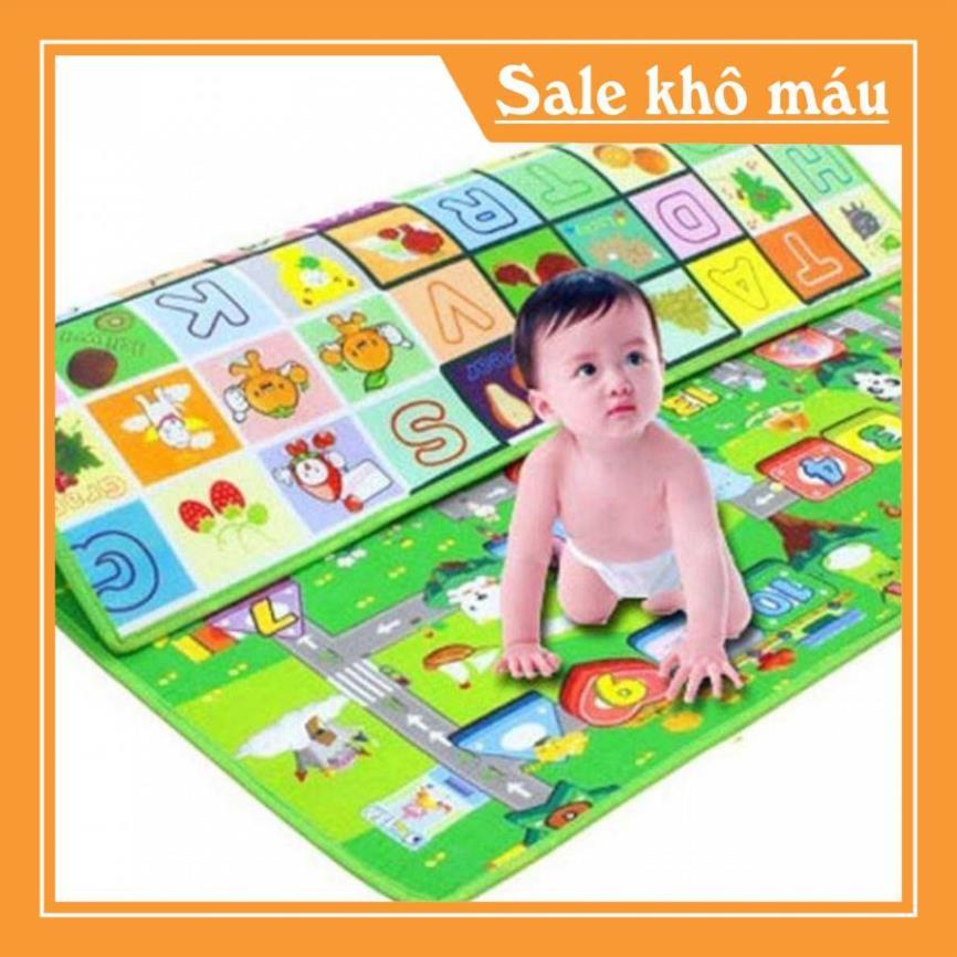 Thảm Xốp 2 Mặt Cho Bé Maboshi nhiều kích cỡ M6/M8/2M/2,2M/2,5M/3M ( giao màu ngẫu nhiên )