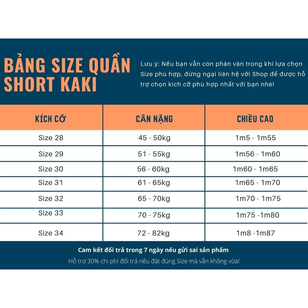 Quần Short Nam Kaki Co Dãn Tốt :: Quần Ngố Nam Đẹp Chất Mát