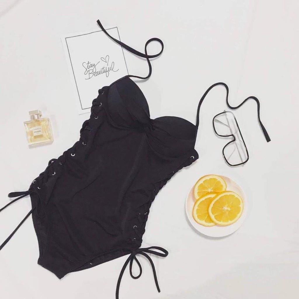 Bikini, Đồ Bơi Đi Biển Thân Liền Đan Hai Bên Hông Sexy LT-016