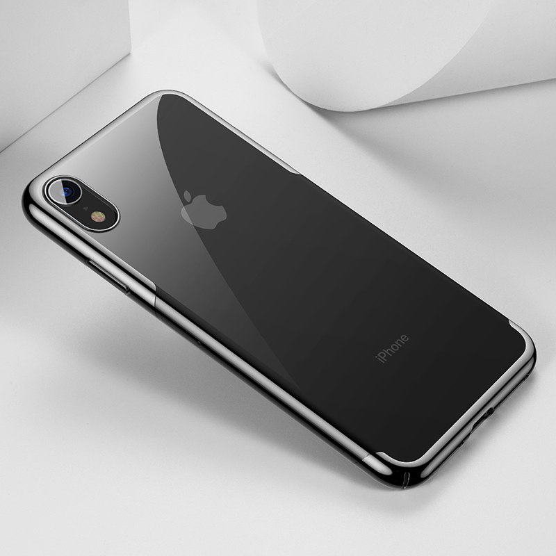 Ốp lưng viền màu mạ crom dành cho iPhone XS MAX Hiệu Baseus Glillter - Hàng chính hãng