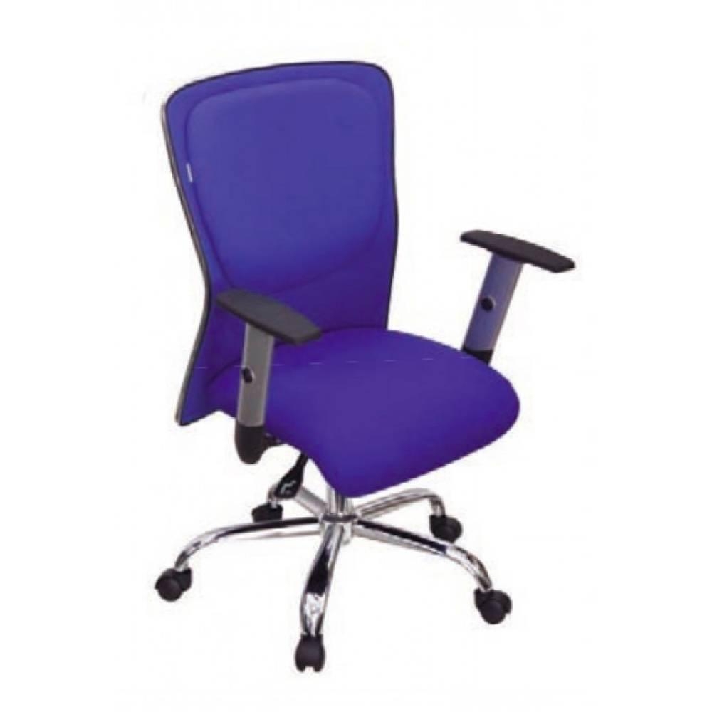 Ghế Trưởng Phòng Tay Điều Chỉnh Chân Thép Mạ IB341 Ibie - Xanh