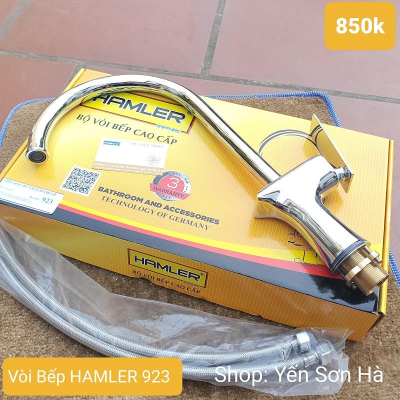 Vòi rửa chén bát nóng lạnh Hamler 923