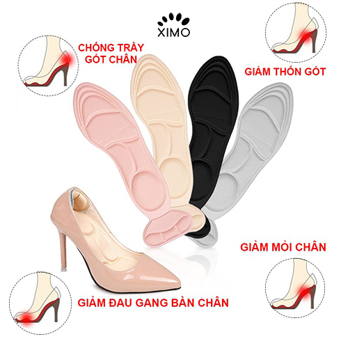 Cặp lót giày cao gót massage êm chân nguyên bàn