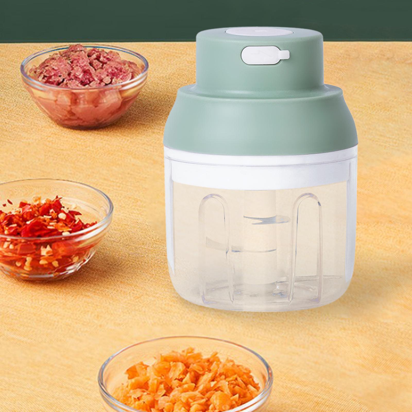 Portable Electric Garlic Chopper Mincer Kitchen Gadgets for Vegetable Fruits