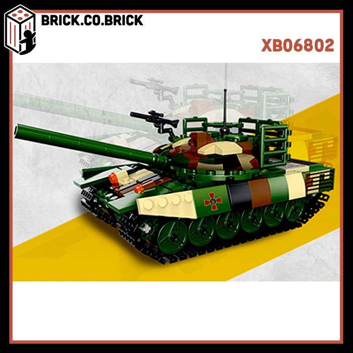 Đồ Chơi Military Moc Army Xếp Hình Xe Tăng Chiến Đấu Quân Sự T72 XB06802