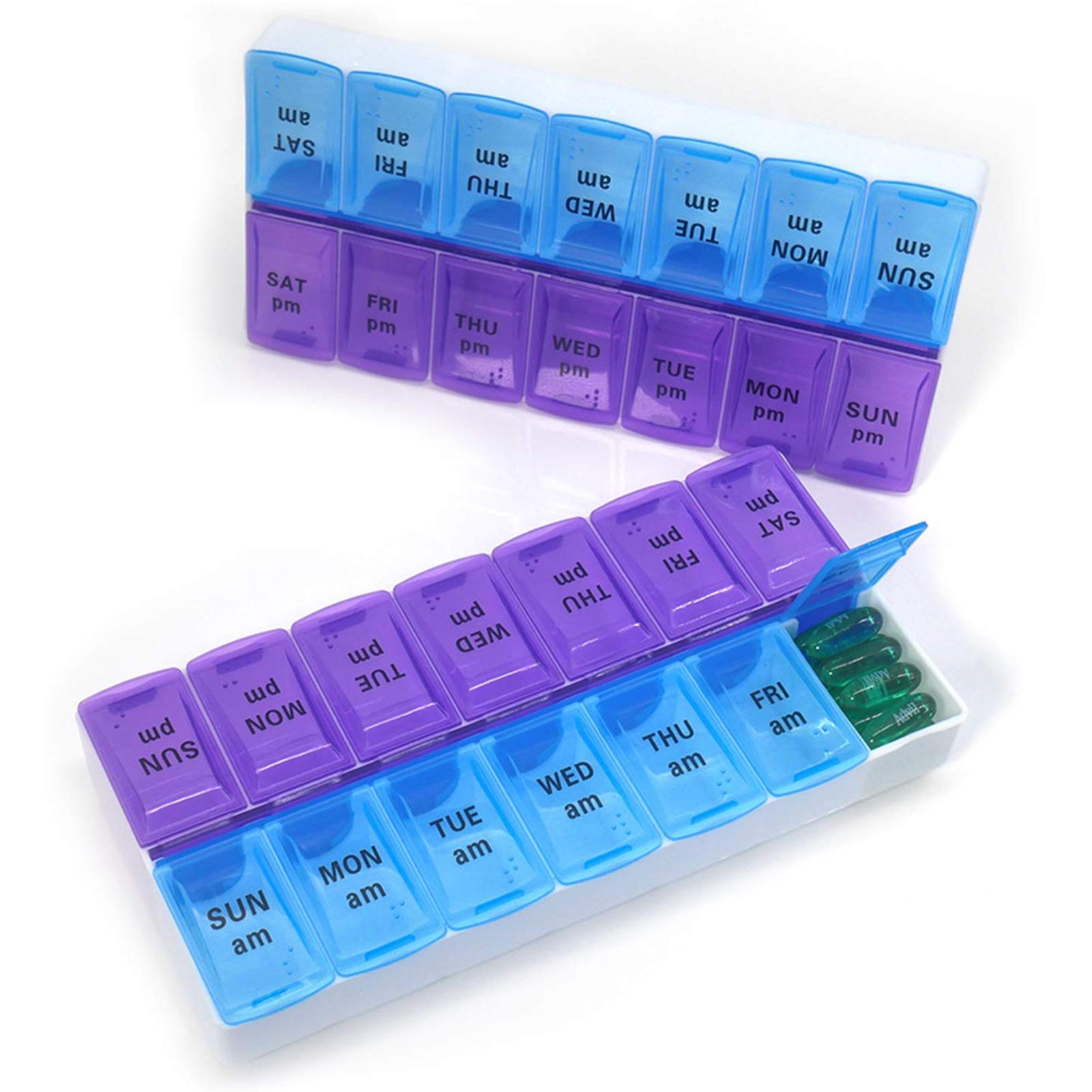 Hộp đựng thuốc, nhắc nhở lịch uống thuốc bằng nhựa an toàn khi sử dụng