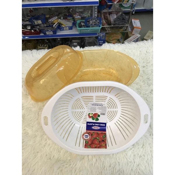 Rổ đôi nắp