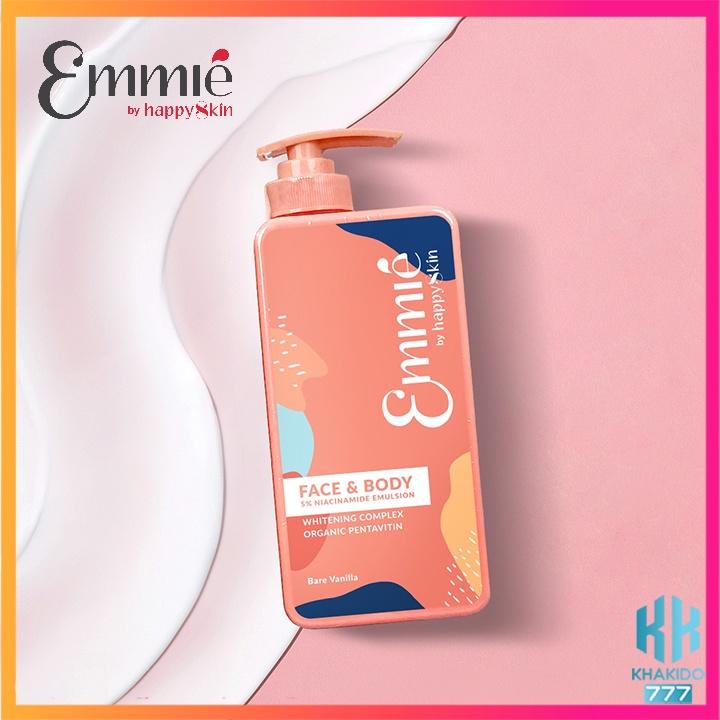 Combo 2 Chai Kem Dưỡng Trắng Da Emmie Cho Mặt Và Body Có Chứa 5 % Niaciamide 85ml - 250ml Emmié