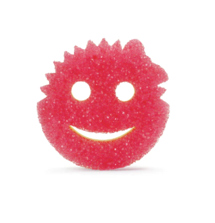 Set 3 miếng Mặt Cười Colors Scrub Mommy - 2 mặt đa năng - an toàn - chống mùi