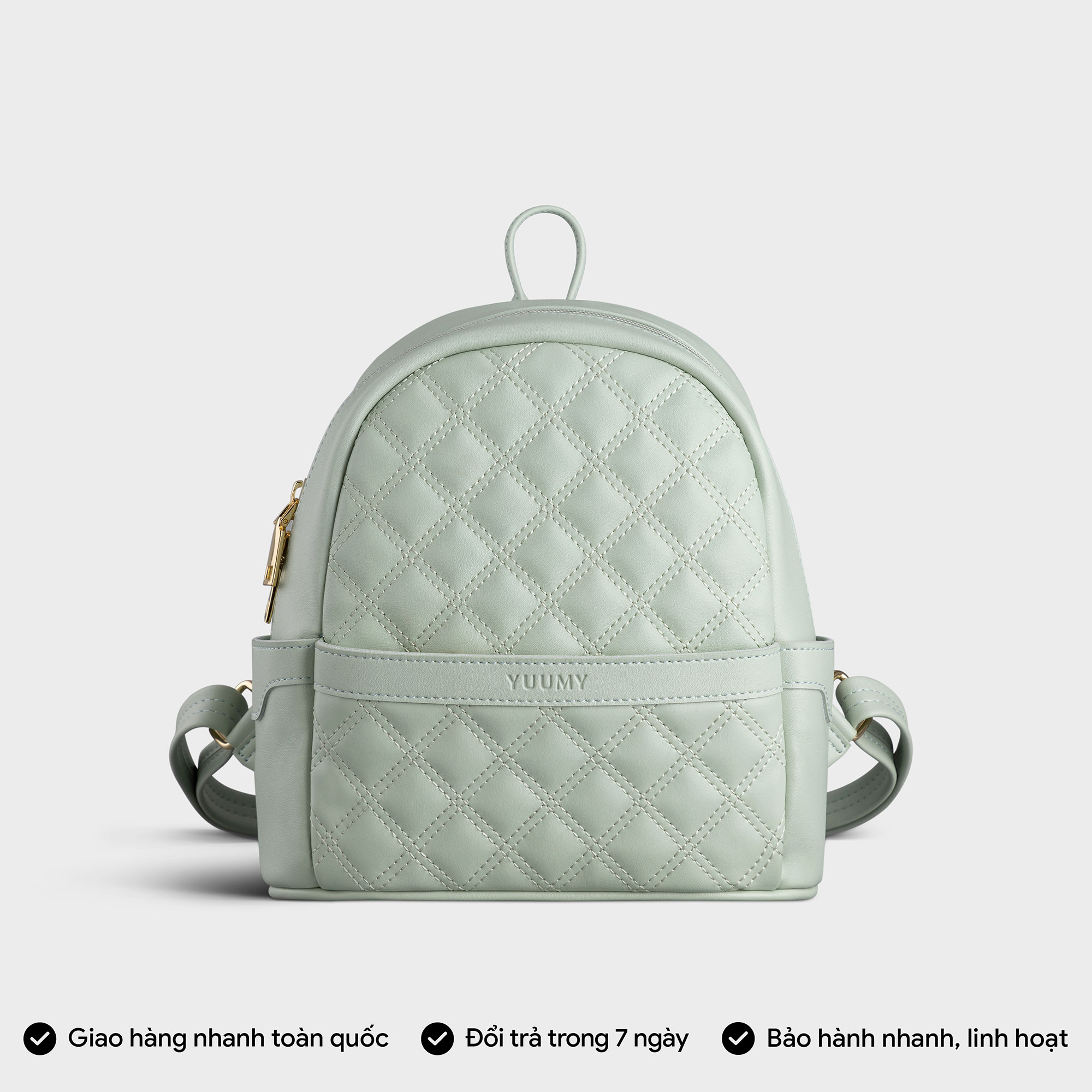 Balo Yuumy ( Thời trang nữ đi chơi cỡ trung - Balo da Seasand YBA50 )