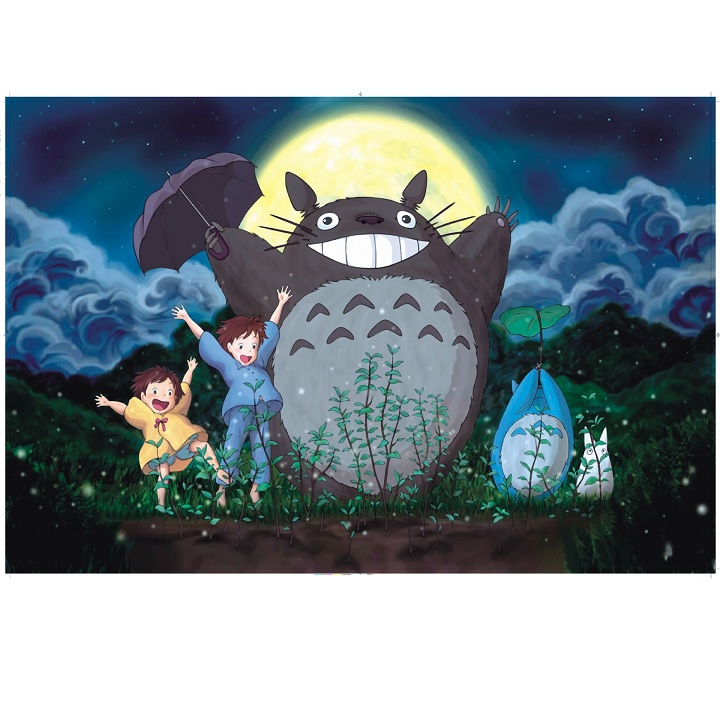 Tranh ghép hình 1000 mảnh gỗ - Totoro đêm