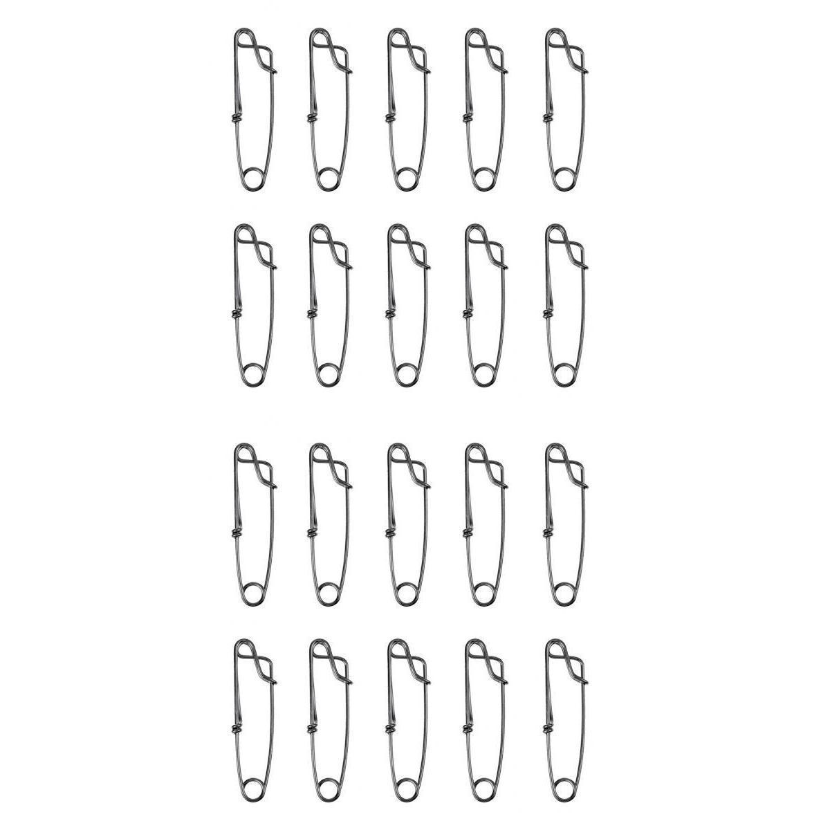 20Pcs 80mm/100mm Stainless Steel Long Line Clips Tuna Snap Fishing Tackle Ocean Boat Fishing