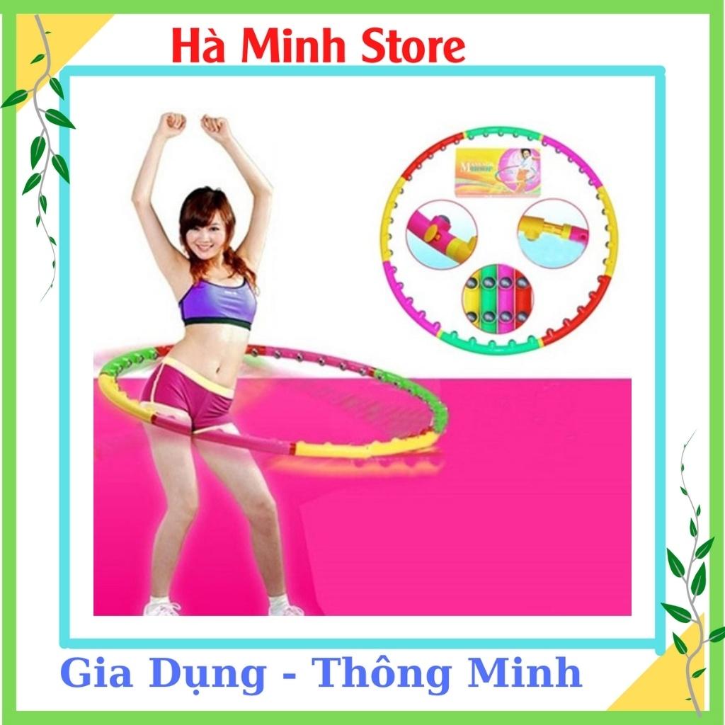 Vòng Lắc Bụng Thông Minh Tháo Rời Tiện Lợi - Vòng Lắc Eo Massage Hula Hoop Giúp Thon Gọn Săn Chắc Vòng Eo