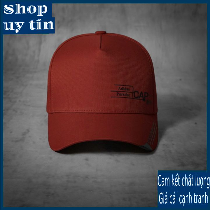 [ Miễn ship / giảm giá ] MŨ NÓN LƯỠI TRAI NAM NỮ ADD BASIC CAO CẤP -  màu đỏ