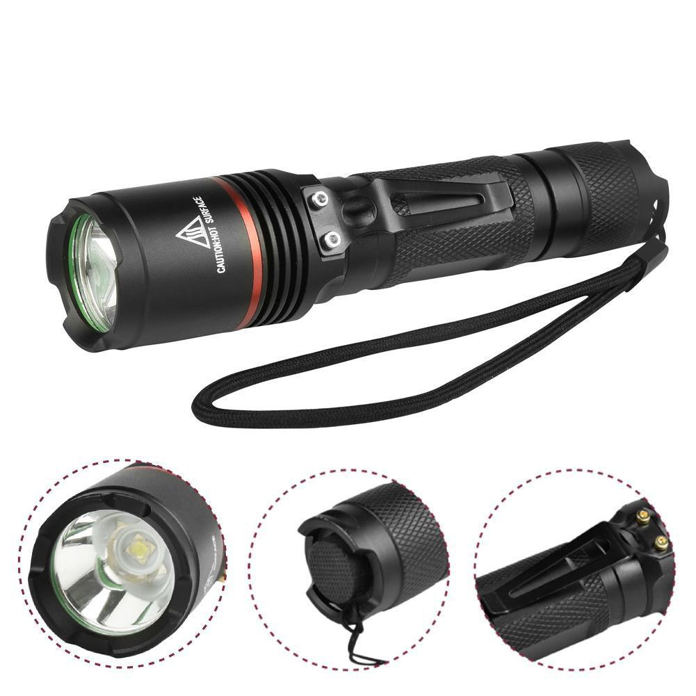 Đèn Pin LED cầm tay siêu sáng 8000 LM CREE L2 18650 tiện dụng  Zchac