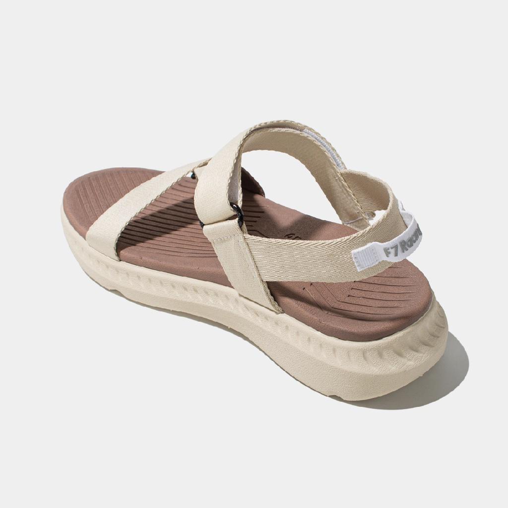 Giày Sandals Nam Nữ Shondo F7 Racing Be Phối Nâu F7R2595