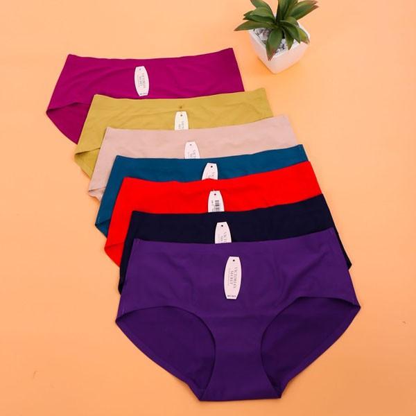 Quần lót nữ su đúc - 10 chếc Lụa mềm mịn, kháng khuẩn, mặc trong váy mềm mịn quyến rũ