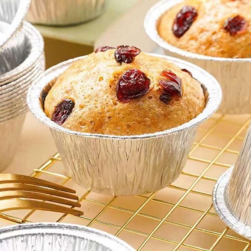 Combo 20 khuôn bánh tart trứng, nướng hàu, làm thạch - Khuôn thiếc đồ nướng KooBee (LB01)