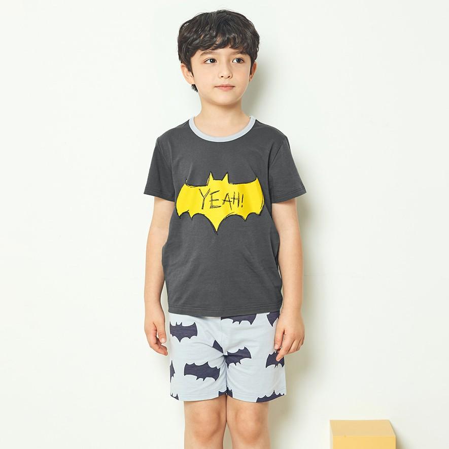 Bộ đồ ngắn tay mặc nhà cotton mịn cho bé trai U3023 - Unifriend Hàn Quốc, Cotton Organic