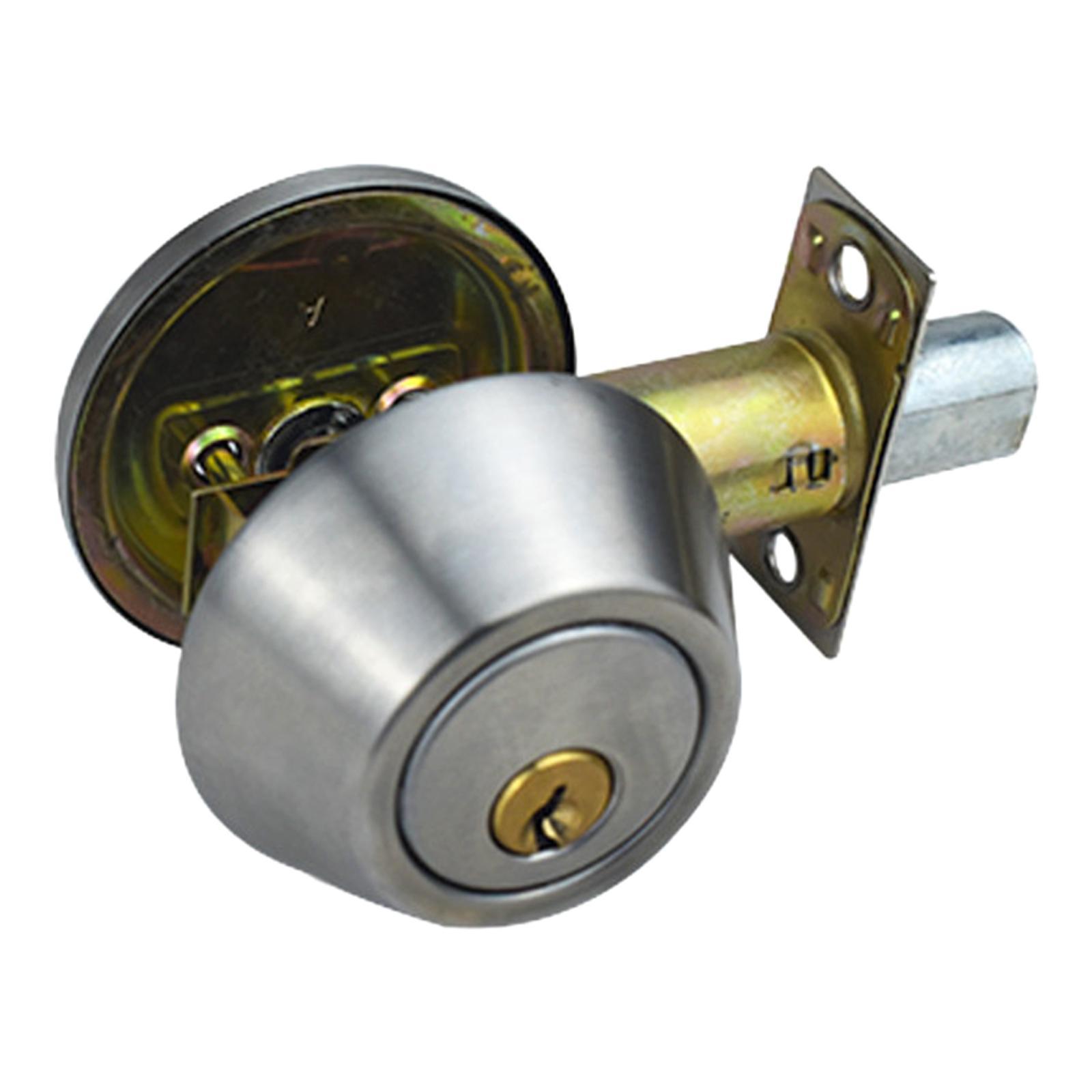 Door Lock with Keys Double Cylinder Contemporary for Outside Front Door