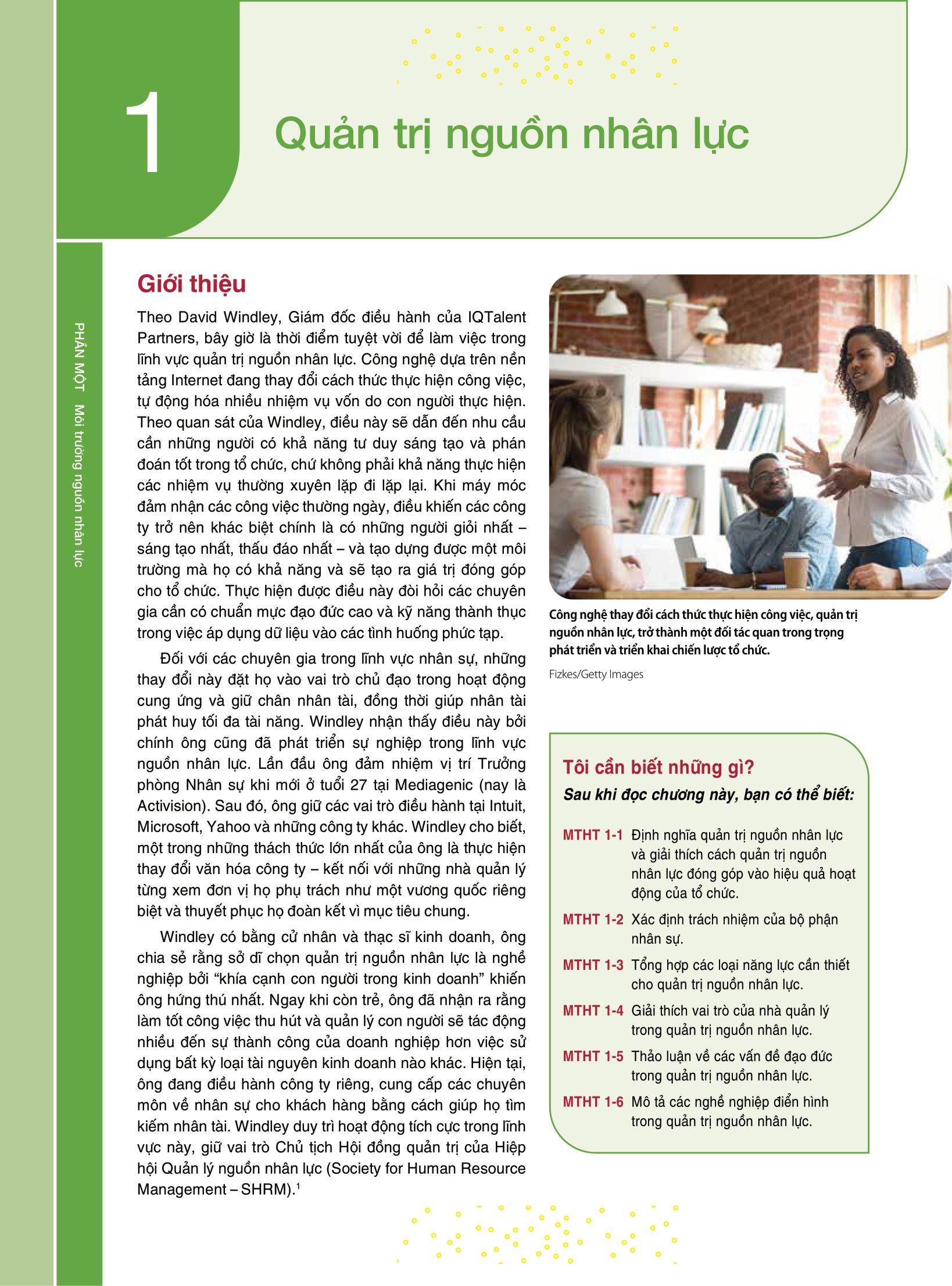 Fundamentals Of Human Resource Management - Quản Trị Nguồn Nhân Lực Thời Đại Mới - Textbook