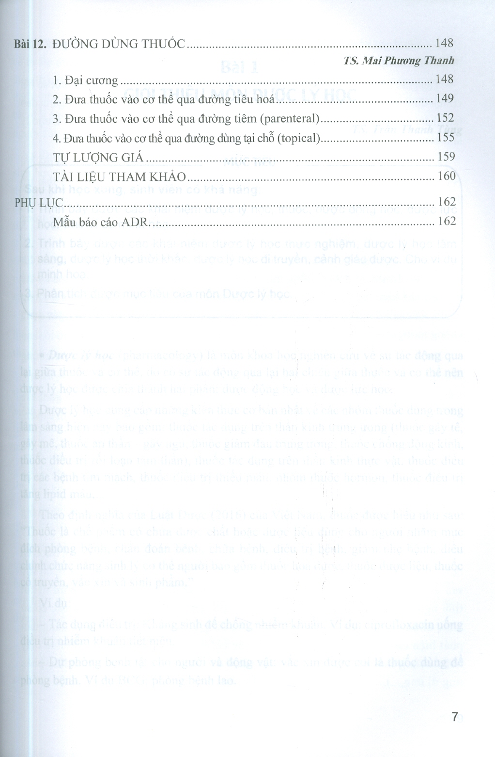 Giáo Trình Dược Lý Học Đại Cương Cho Sinh Viên Hệ Bác Sĩ Chuyên Ngành Răng Hàm Mặt - ảnh 7