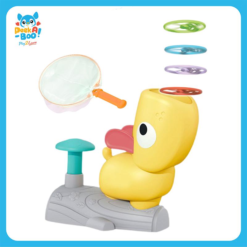 Đồ Chơi Phóng Và Bắt Chong Chóng Cún Con-Vàng PEEK A BOO PAB030Y