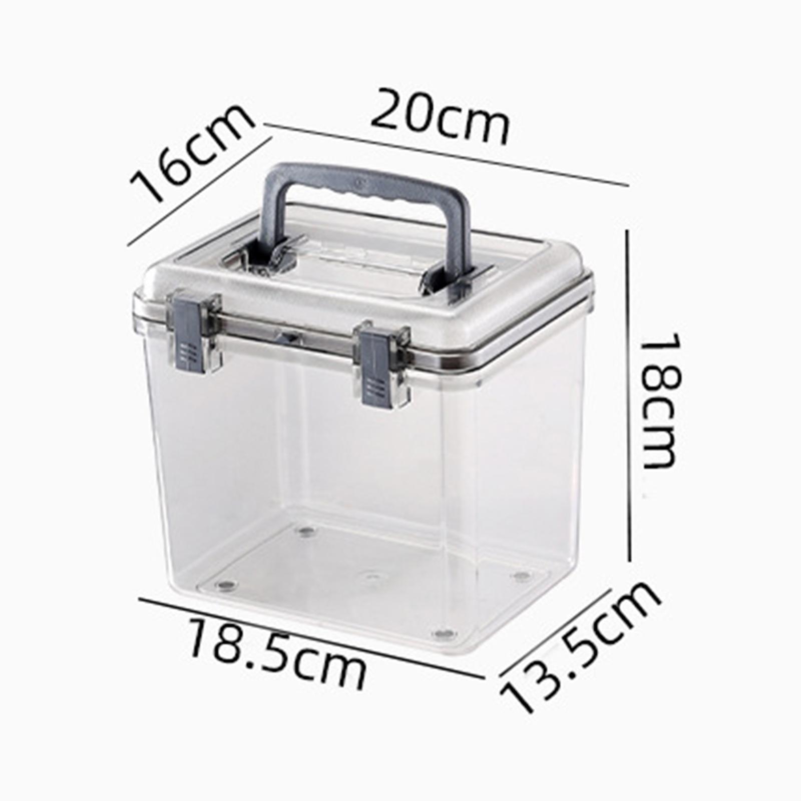 Camera Protective Case with Handle Transparent Waterproof Dry Box Durable