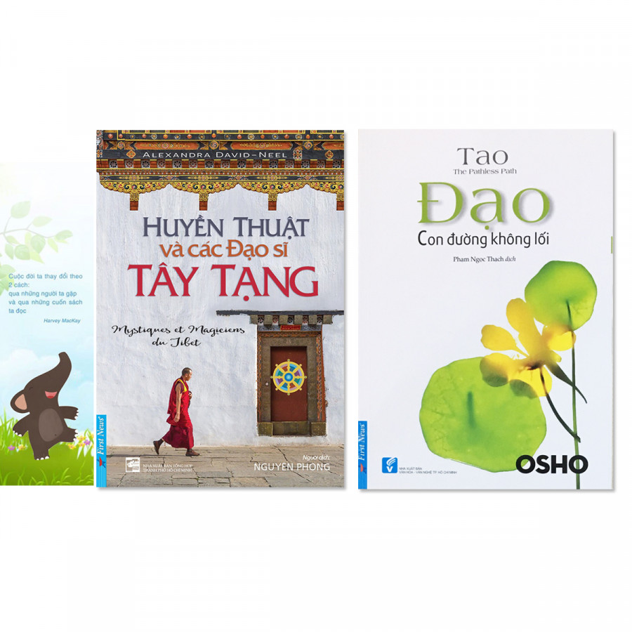 Combo 2 cuốn: Huyền Thuật Và Các Đạo Sĩ Tây Tạng + Đạo - Con Đường Không Lối