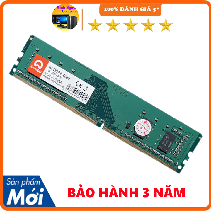 Ram PC Eekoo DDR4 4gb, DDR4 8gb bus 2666 - Hàng chính hãng