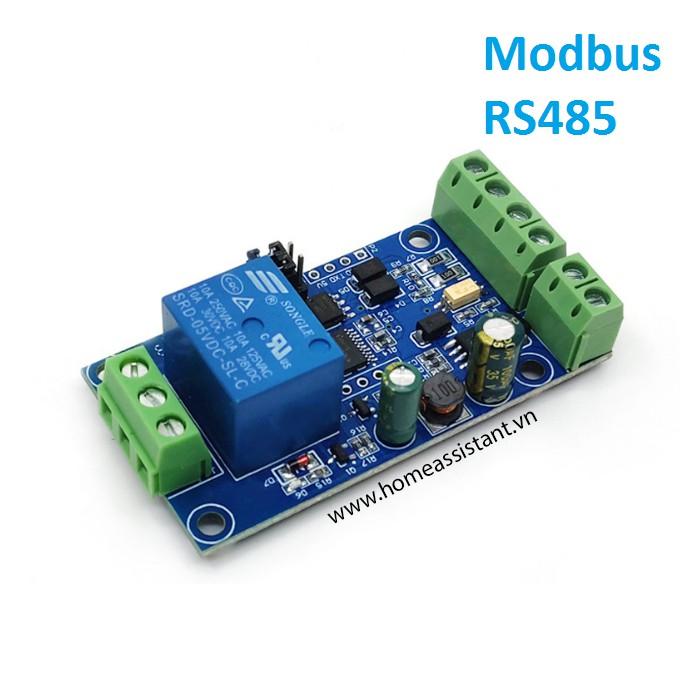 Bo Mạch Công Tắc 1 Cổng Điều Khiển Bằng TTL Modbus RS485 BMS1 (Hỗ trợ HomeAssistant)