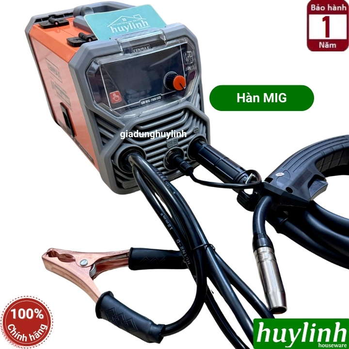Máy hàn 2 chức năng màn hình LED Kenmax MIG-200I LCD - [Mẫu mới 2024] - Tặng cuộn hàn 1kg