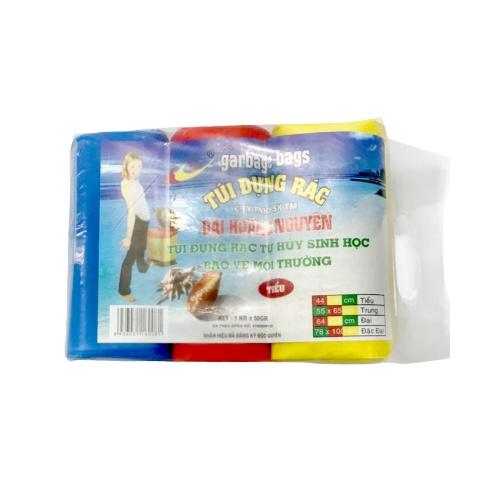 Combo 3 Cuộn 1KG Túi Đựng Rác Cho Gia Đình, Văn Phòng