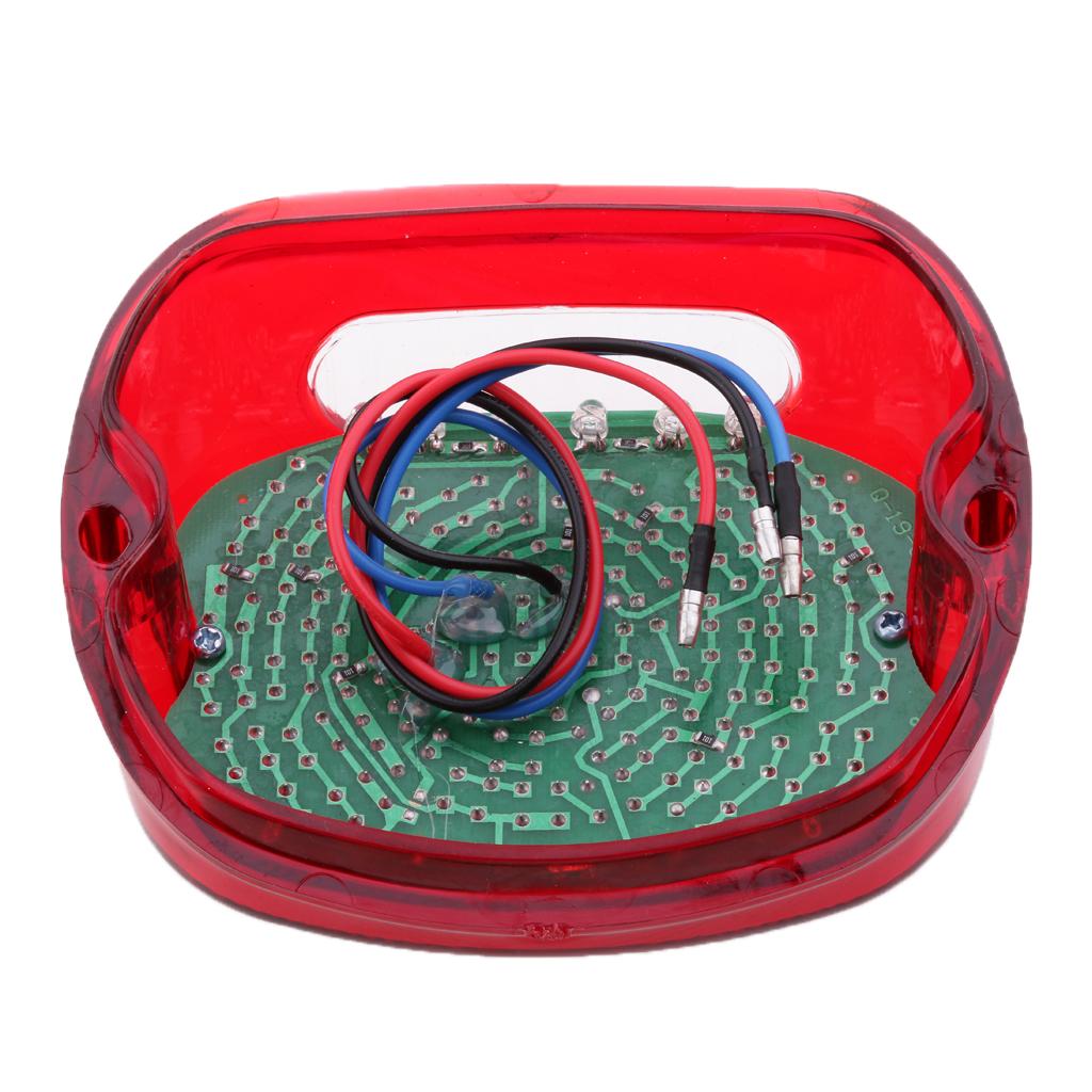 RED LED Tail Brake Light Lamp For     Lay Down 91-10