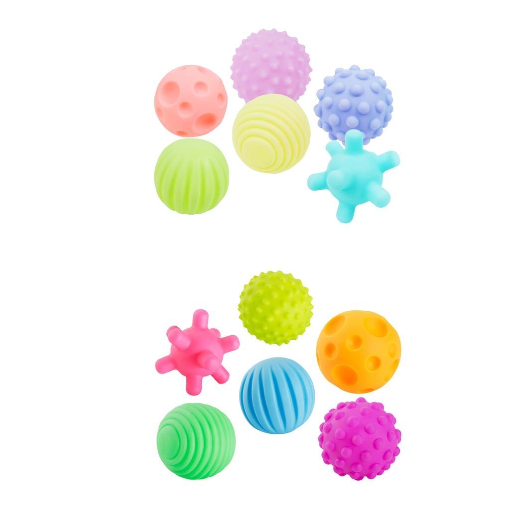 6Pcs Colorful Baby Touch Hand Ball Toys Sensory Children Ball Toys
