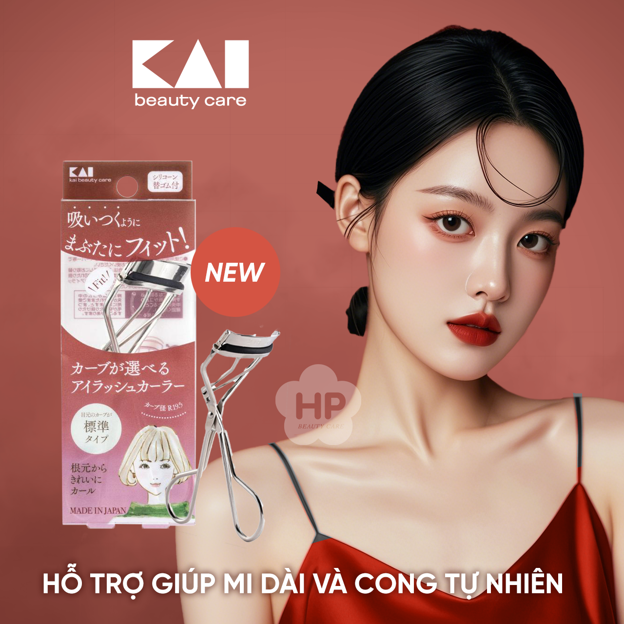 Uốn Mi Cong Thân Thép Không Gỉ Kai KQ-3163