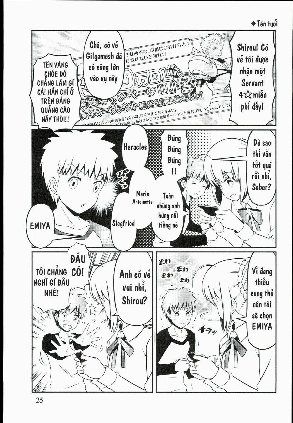 saber-san chơi fgo! chapter 1 27