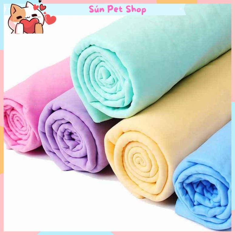 Khăn tắm cho chó mèo - Khăn tắm siêu thấm hút cho thú cưng