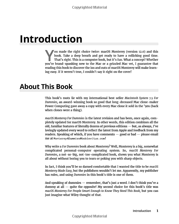 Sách ngoại văn: macOS Monterey For Dummies