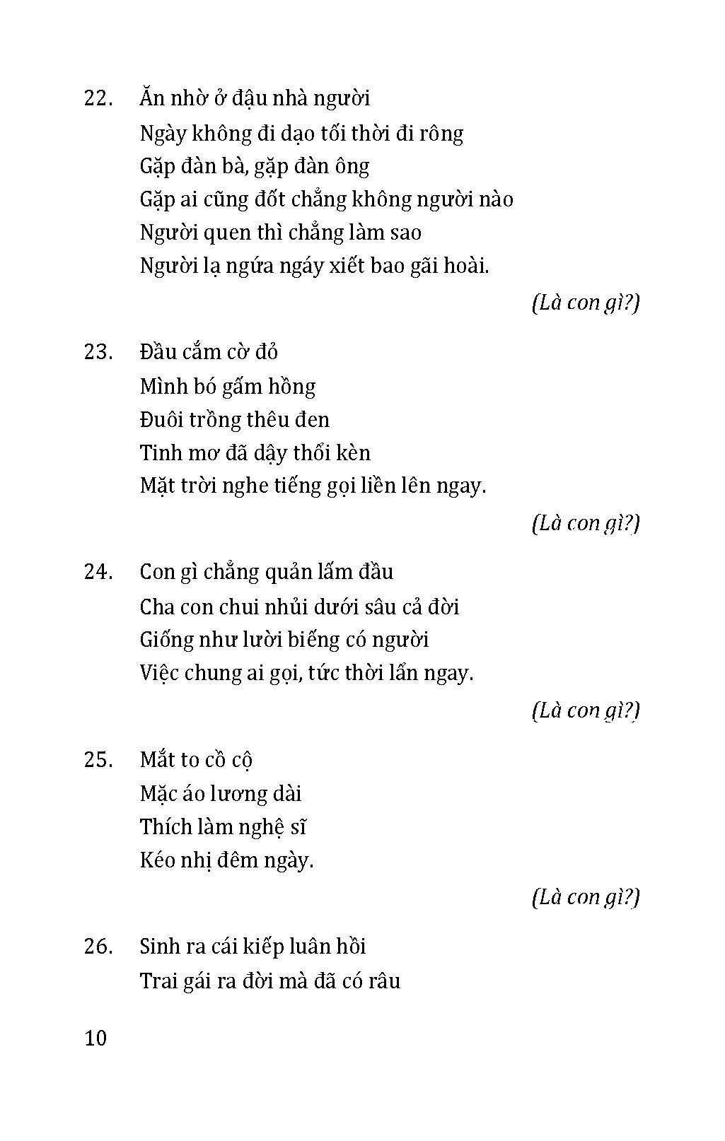 Câu Đố Thông Minh Dí Dỏm