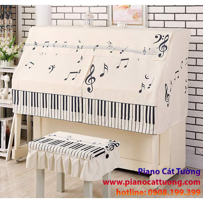 Khăn Phủ Bảo Vệ Và Trang Trí Toàn Đàn Piano CTF11