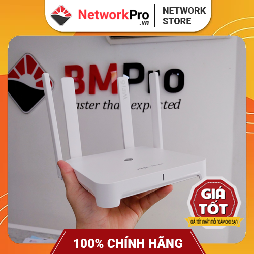 Router WiFi 6 Ruijie RG-EW1800GX PRO Hàng Chính Hãng – Băng Tần Kép, Tốc Độ 1200Mbps, Chịu Tải 48 User