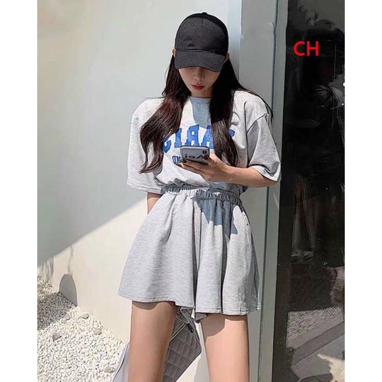 SÉT ÁO THUN VÀ QUẦN SOOC DÁNG THỤNG SIÊU XINH