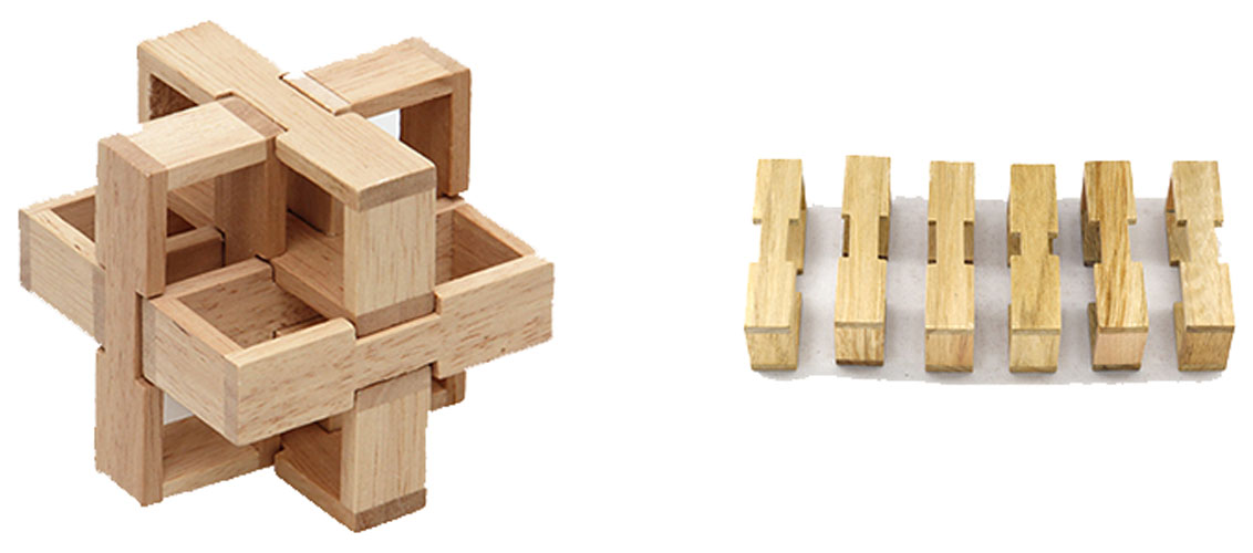 Wood puzzle Giải đố gỗ IQ puzzle