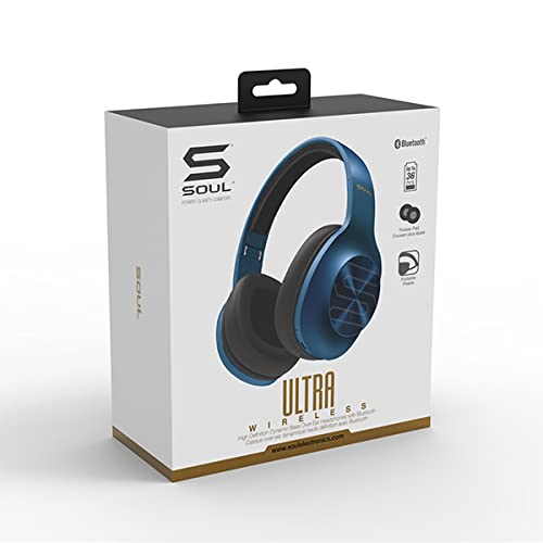 Tai Nghe Bluetooth Headphone Chụp Tai Soul Ultra Wireless Công Nghệ Dynamic Bass - Bluetooth v5.0 - 36 Giờ Sử Dụng SU34 - Hàng Chính Hãng